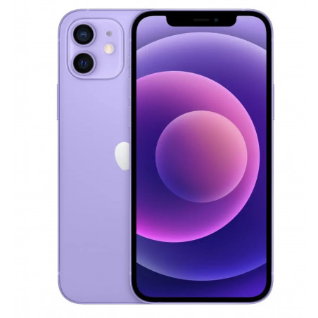 Apple iPhone 12 mini 64GB Purple, A- osztály, használt, garancia 12 hónap, ÁFA nem levonható