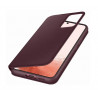 Samsung Flip case Clear View for Samsung Galaxy S22+ Burgundy